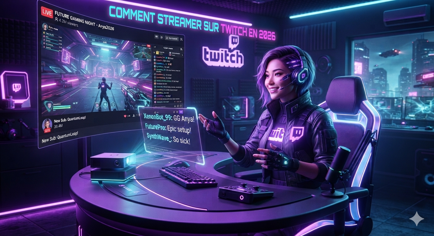 Comment streamer sur Twitch en 2026 — Guide débutant complet, du matos à l'Affilié