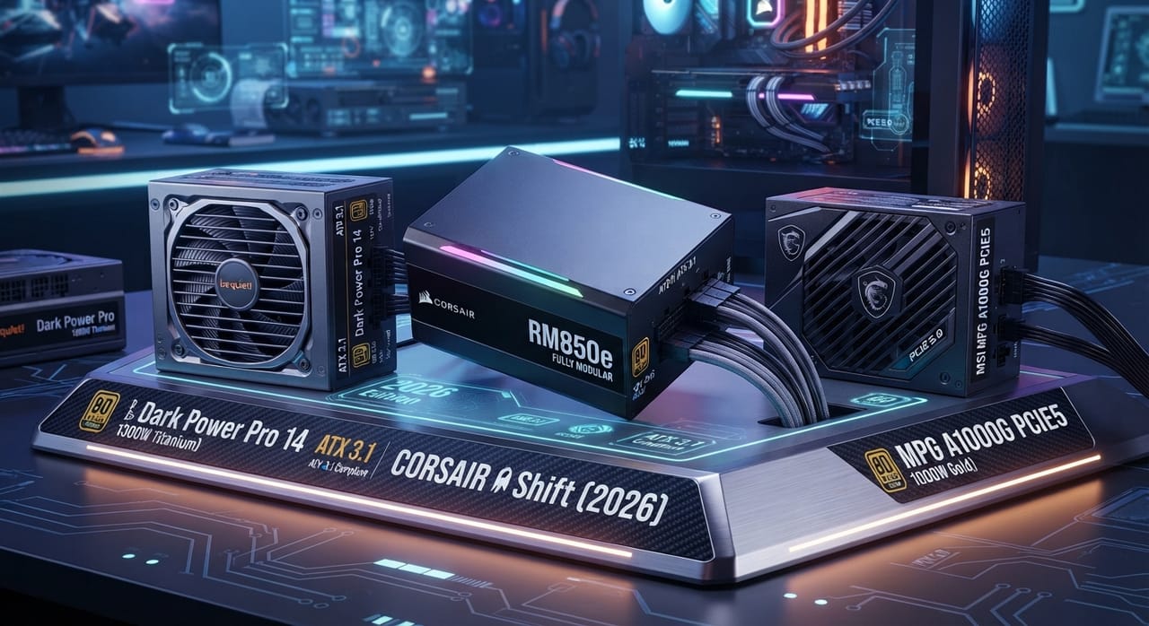 Meilleure alimentation PC gaming 2026 : quelle puissance choisir